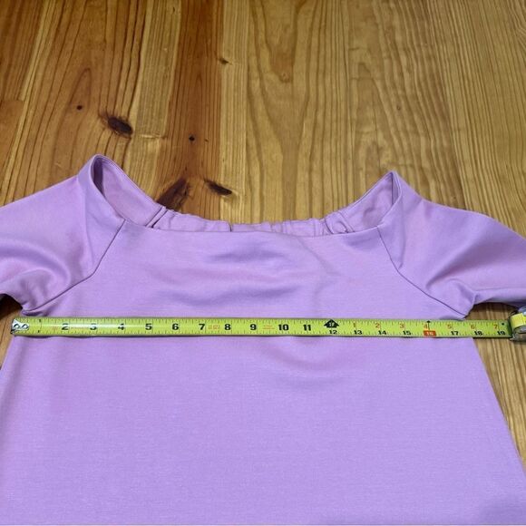 Tuckernuck Lilac Purple Off Shoulder Blouse Women’s SIZE SMALL - Picture 7 of 10